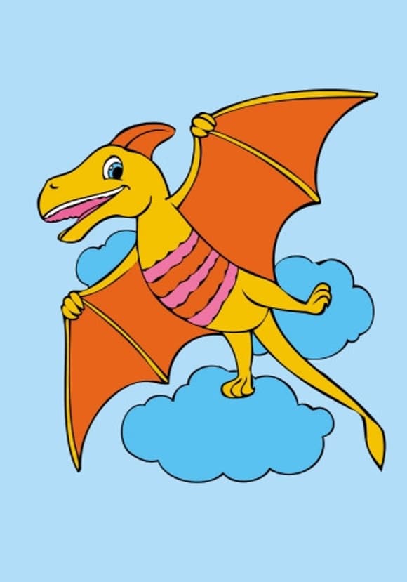 Дитяча розмальовка "Подивися і розфарбуй: Динозаврики" 628005