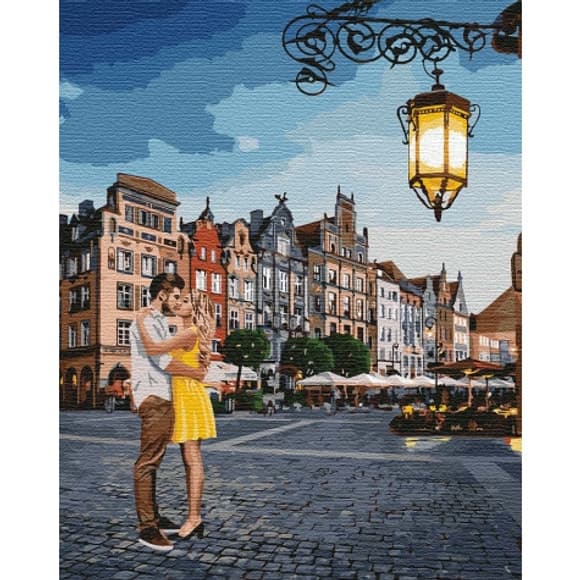 Картина за номерами. "Побачення в Гданську" 40 * 50см KHO4755