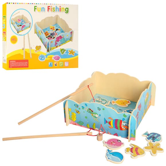 УЦЕНКА!!! Деревянная игрушка Рыбалка MD 2400-UC