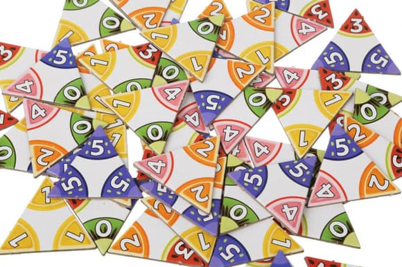 Настольная игра Тримино (Супердомино) Arial 911081, 56 фишек