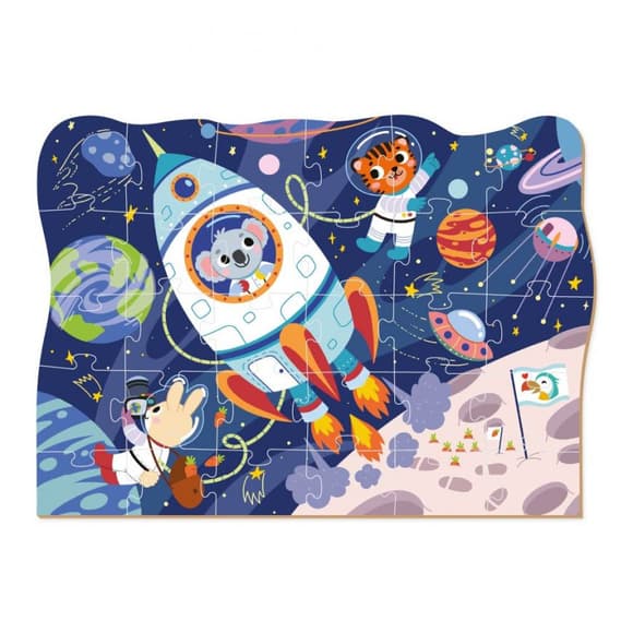 Детский пазл "Экскурсия в Космос" DoDo 300374, 30 эл.