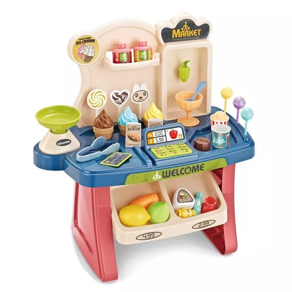 Дитячий ігровий магазин-прилавок 668-72-73с аксесуарами 