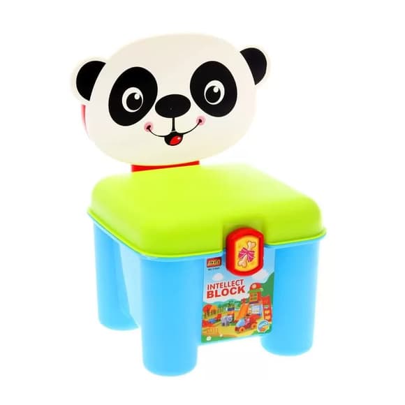 Детский конструктор для малышей (46 деталей) 3166A в чемодане-стульчике