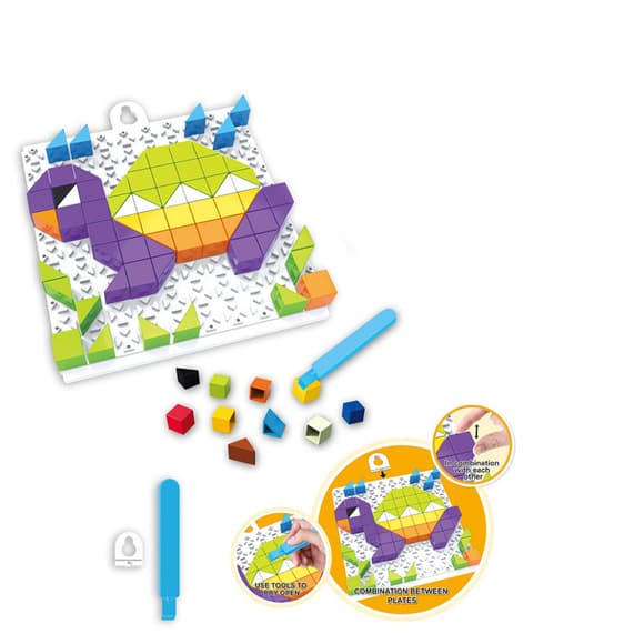 Дитяча розвиваюча мозаїка 6990, 128 дет алей 