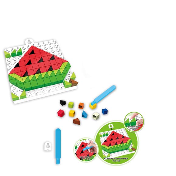 Дитяча розвиваюча мозаїка 6990, 128 дет алей 