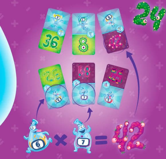 Настільна гра Монстромножки. Таблиця множення граючи 119325 укр. мовою