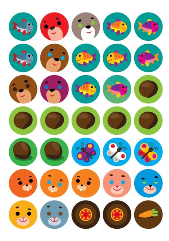 Розвиваюча велика книга "Ліс" 403617 з наклейками