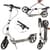 Самокат двоколісний SR 2-058 з підніжкою і ручним гальмом 