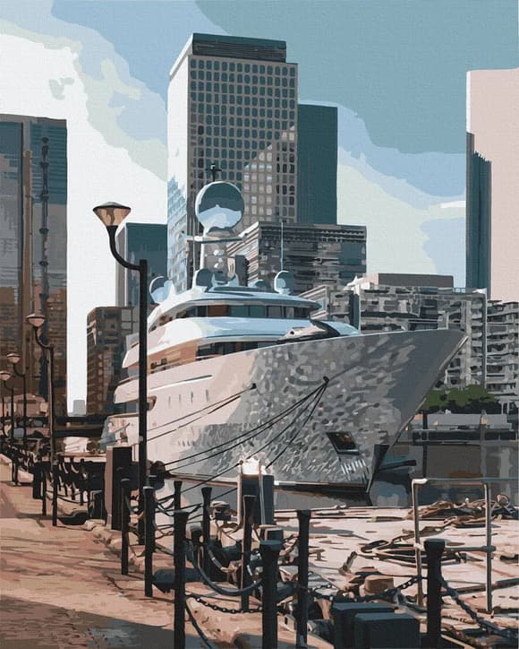 Картина по номерам. Art Craft "Канери-Уорф. Лондон" 40*50 см 11220-AC