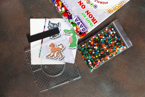 Магніти з термомозаїки "Тварини" (TM-008) набір для творчості