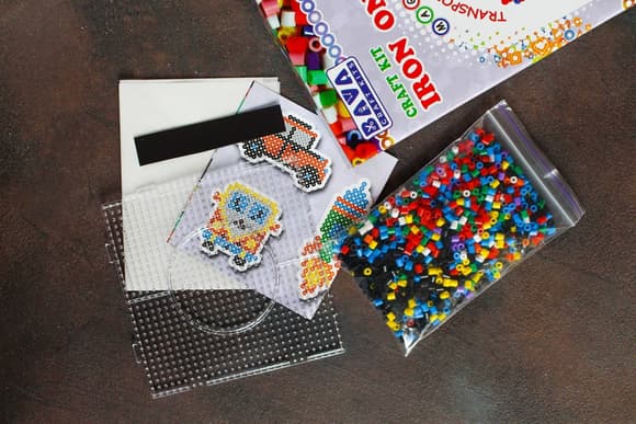 Магніти з термомозаїки "Транспорт" (TM-009) набір для творчості