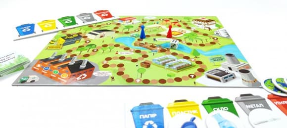 Детская настольная обучающая игра "Экологика" (1319-UM) на укр. языке