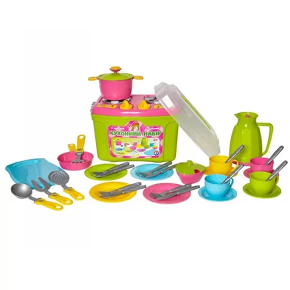 Ігровий набір посуду "Кухонний набір № 9" 3596TXK, 37 предметів