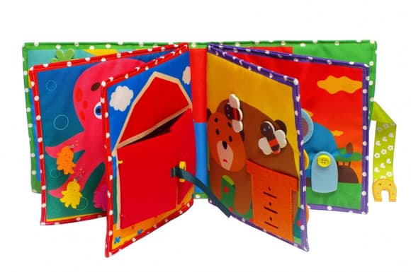 Текстильна розвиваюча книга для малят Bambini "Поні" 403679