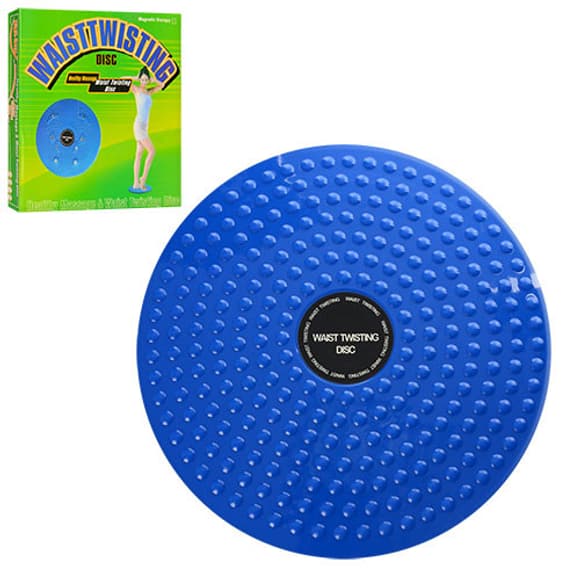 Напольный балансировочный диск Profi MS 0698 2в1 тренажер, массажер 24,5 см