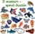 Набор магнитов Magdum "Морские Животные" ML4031-07 EN