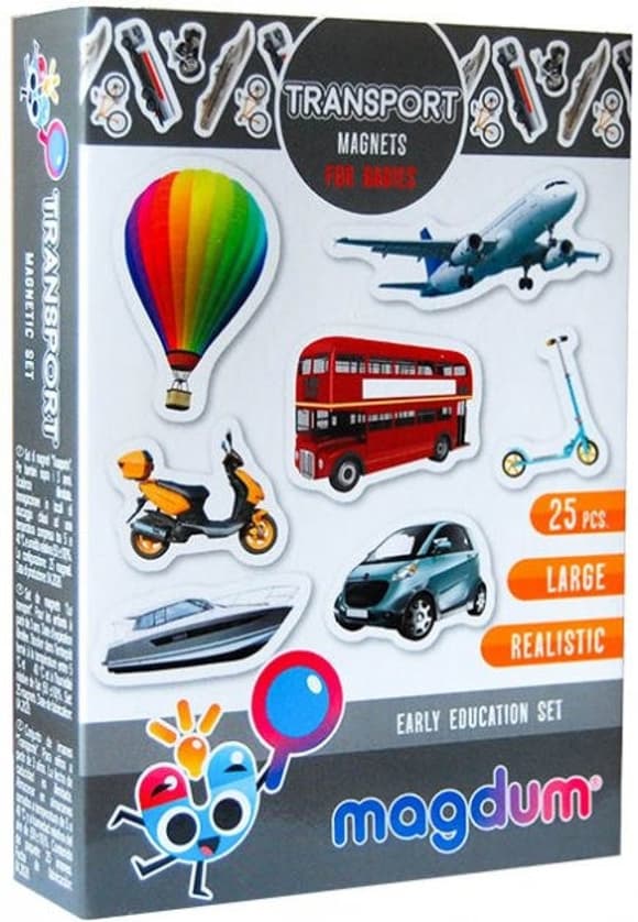 Набір магнітів Magdum Транспорт ML4031-17 EN