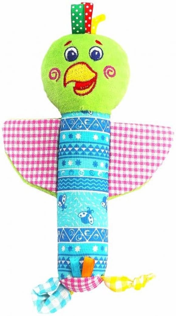 Погремушка Macik "Зоо Попугай Шалун" МС 010202-02