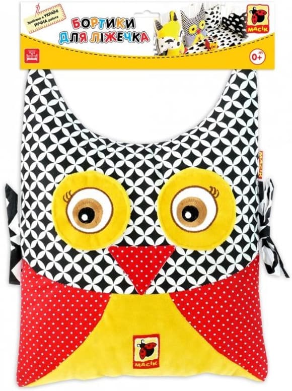 Підвіска-бортик для ліжечка "Совушка B&W" МС 110512-04