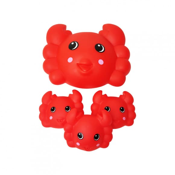 П ищалка Резиновое животное B-331 4шт в сетке 