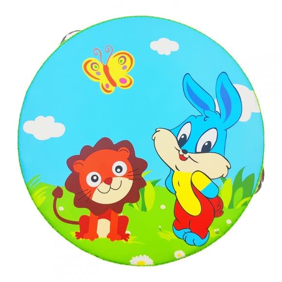 Деревянная игрушка Бубен MD 0367  15 см 