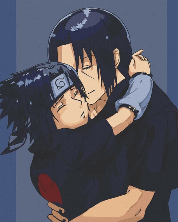 Картина за номерами. Art Craft Ітачі і Саске 40х50 см 10265-AC