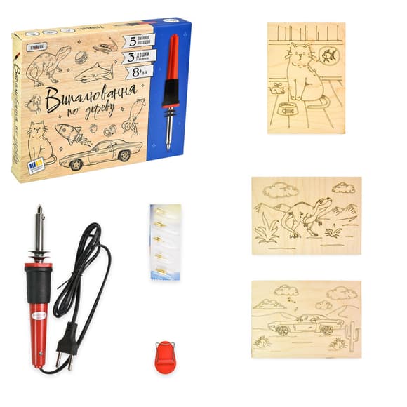 Набір для творчості Випалювання по дереву 846 (рус. /Укр.)