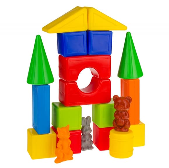 Конструктор Теремок №3 1-066 41 деталь