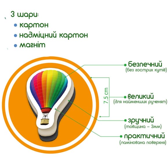 Дитячий набір магнітів Професії і транспорт ML4031-31 EN