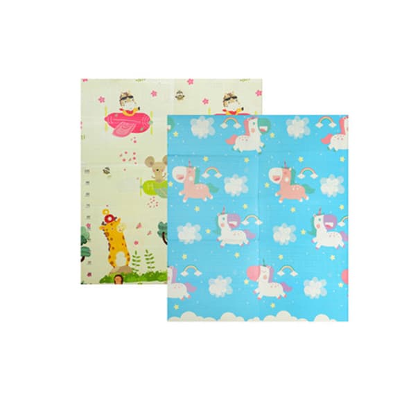 Детский термоковрик складной  MR 0586-2 двухсторонний 150-180 см 