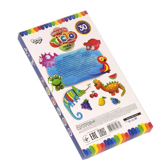 Набір креативної творчості "Тісто для ліплення MASTER DO" TMD-19-01U укр