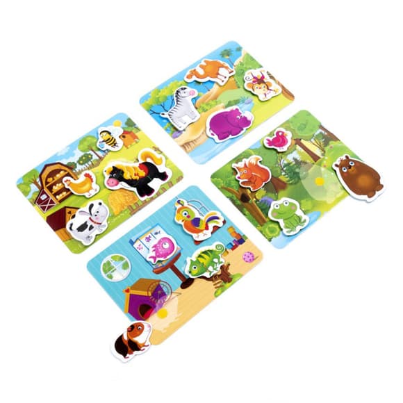 Настольная игра для детей "Кто где живет?" VT1302-26