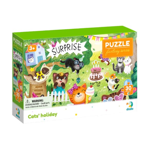 Детские пазлы 300417 "Праздник котиков" 30 элементов