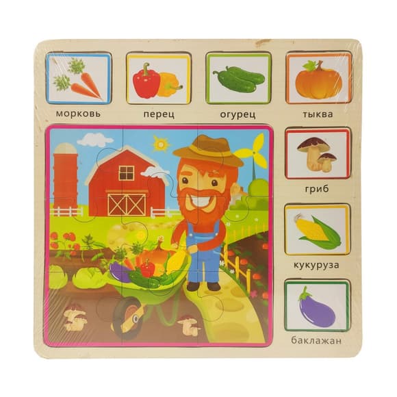 Дерев'яна іграшка Пазли MD 1203, 30*30 см 