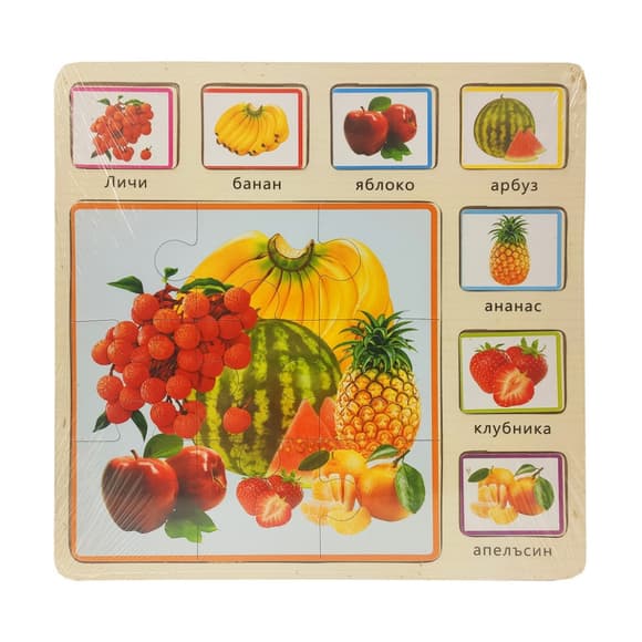 Дерев'яна іграшка Пазли MD 1203, 30*30 см 