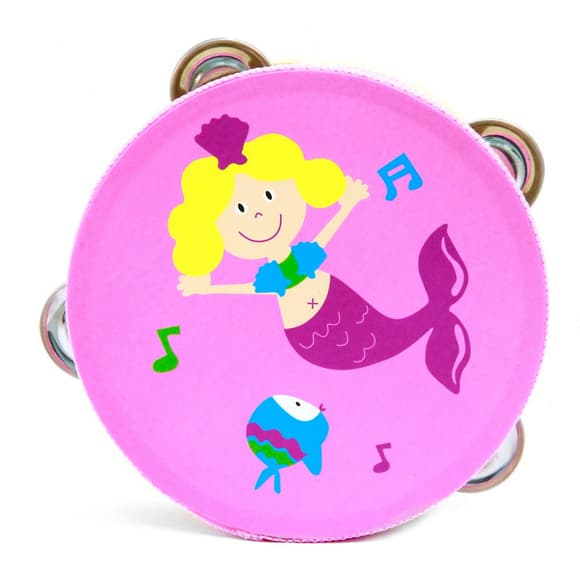 Дерев’яна іграшка Бубен MD 0367-1 діаметр 15 см 