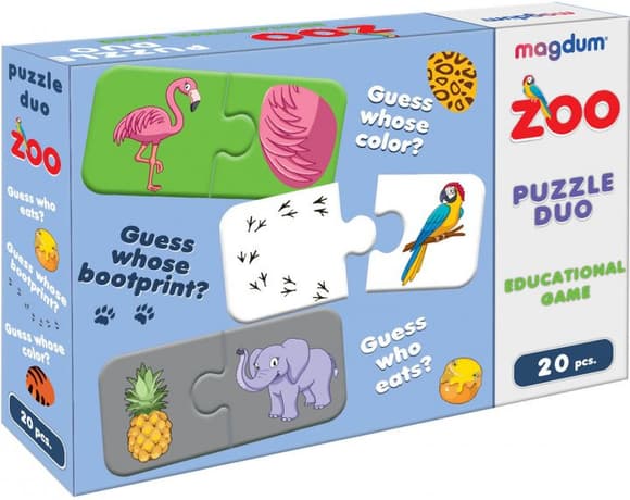 Гра настільна розвиваюча Парочки Зоопарк ME5032-11 EN
