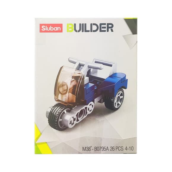 Дитячий конструктор Транспорт SLUBAN M38-B0795, транспорт, фігурка 