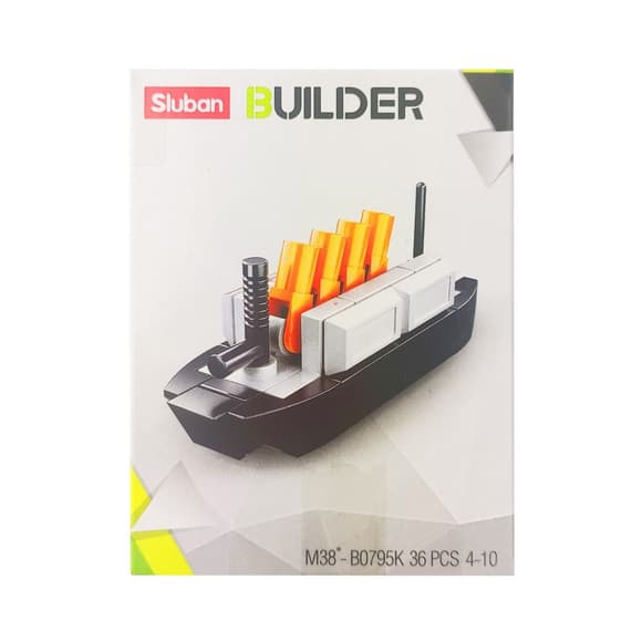 Дитячий конструктор Транспорт SLUBAN M38-B0795, транспорт, фігурка 