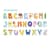 Детский набор магнитов "Магнитные буквы. Английский" Mon Game 200210