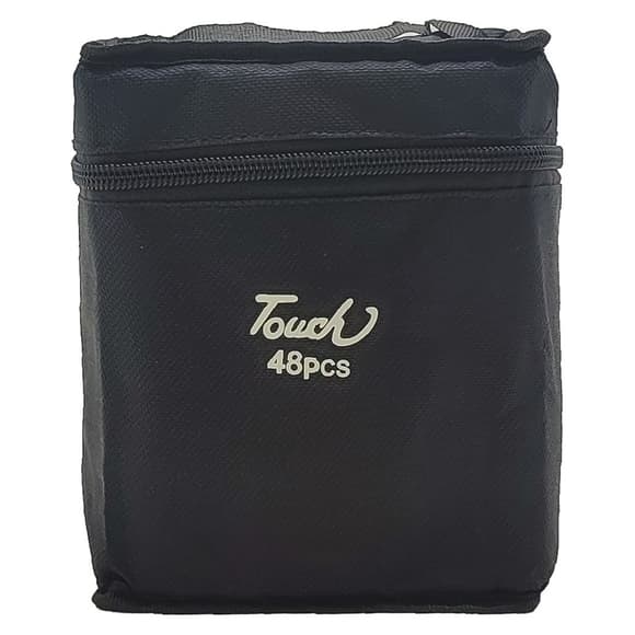 Набір скетч маркерів CY2416 48 кольорів, спиртові двосторонні маркери, Довжина маркера 15,5 см