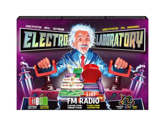 Електронний конструктор "Electro Laboratory. Radio+Piano" Danko Toys ELab-01-03 