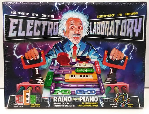 Электронный конструктор "Electro Laboratory. Radio+Piano" Danko Toys ELab-01-03