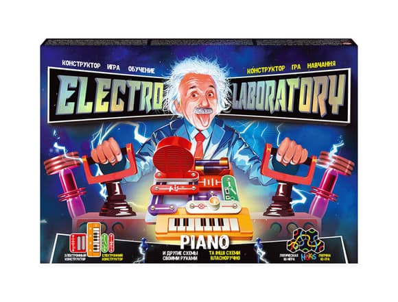Електронний конструктор "Electro Laboratory. Radio+Piano" Danko Toys ELab-01-03 
