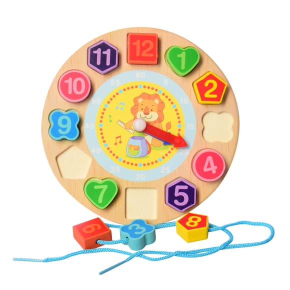 Рамка вкладиш Годинник Limo Toy MD 1270 зі шнурівкою, 18 см 