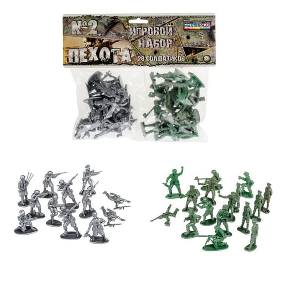 Детский набор солдатиков "Пехота" №2 1-041