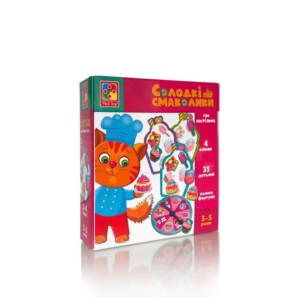 Настільна гра "Солодкі смаколики" Vladi Toys VT1804-42 (укр)