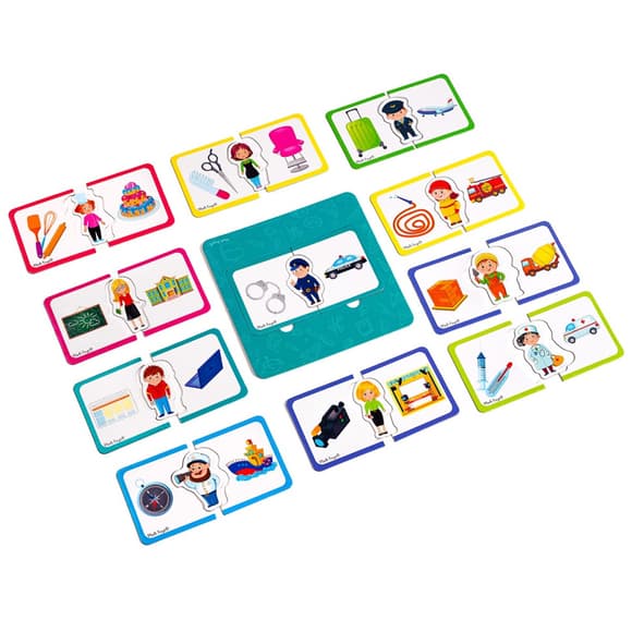 Настольная игра на ассо циации "В мире профессий" Vladi Toys VT1804-44 (укр)