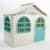 Ігровий Будиночок зі шторками Doloni Toys 02550/15 Біло-Бірюзовий