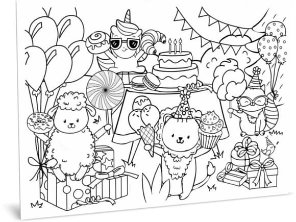 Килимок вивчай-малюй-стирай "Солодощі" ZIRKA 141237 А3